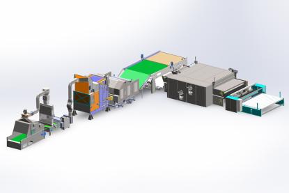 Výrobná linka HJ-polyesterovej výplne